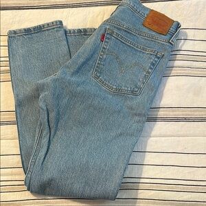 Levi's Button Fly Blue Denim Jeans